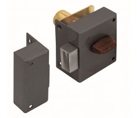 38 Cerrojo de bombillo con pestillo interior para sobreponer Acabado Esmaltado Urko